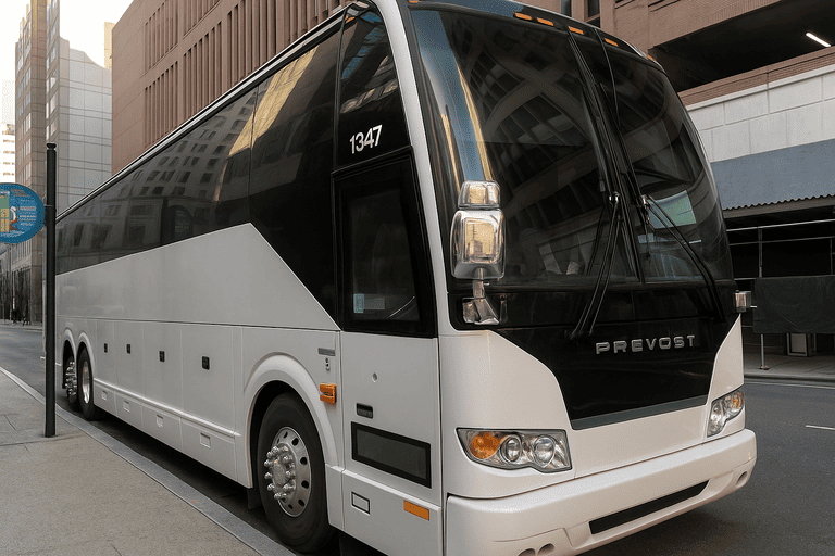 a Colorado Springs Coach Bus Service coach bus