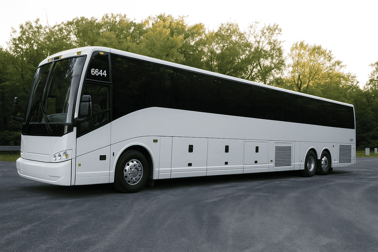 exterior of Colorado Springs Coach Bus Service coach bus