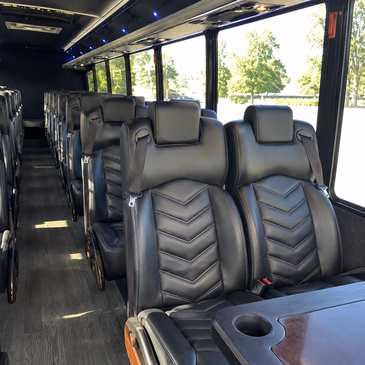 35 passenger minibus inside