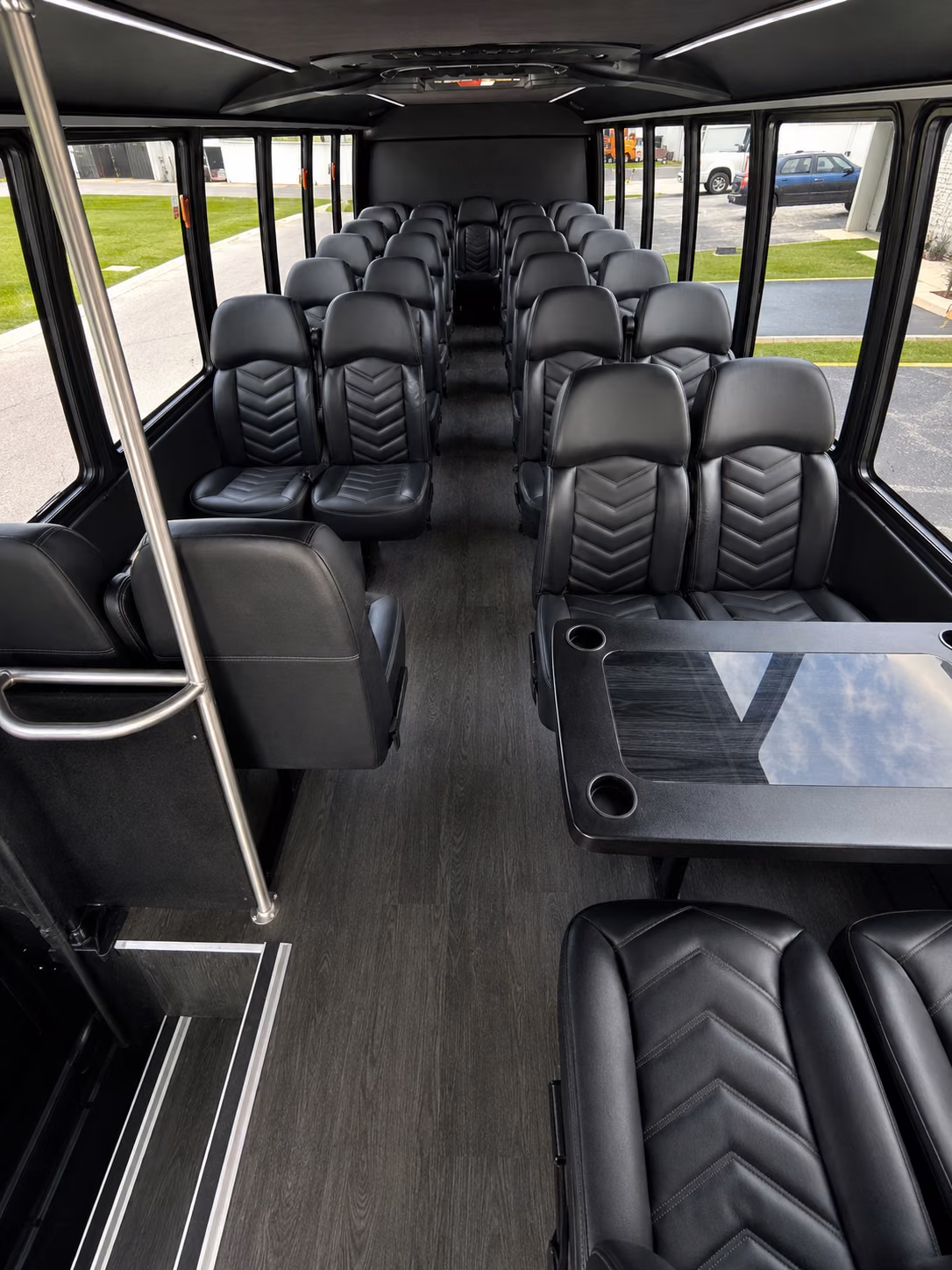 colorado springs 18 passenger minibus interior