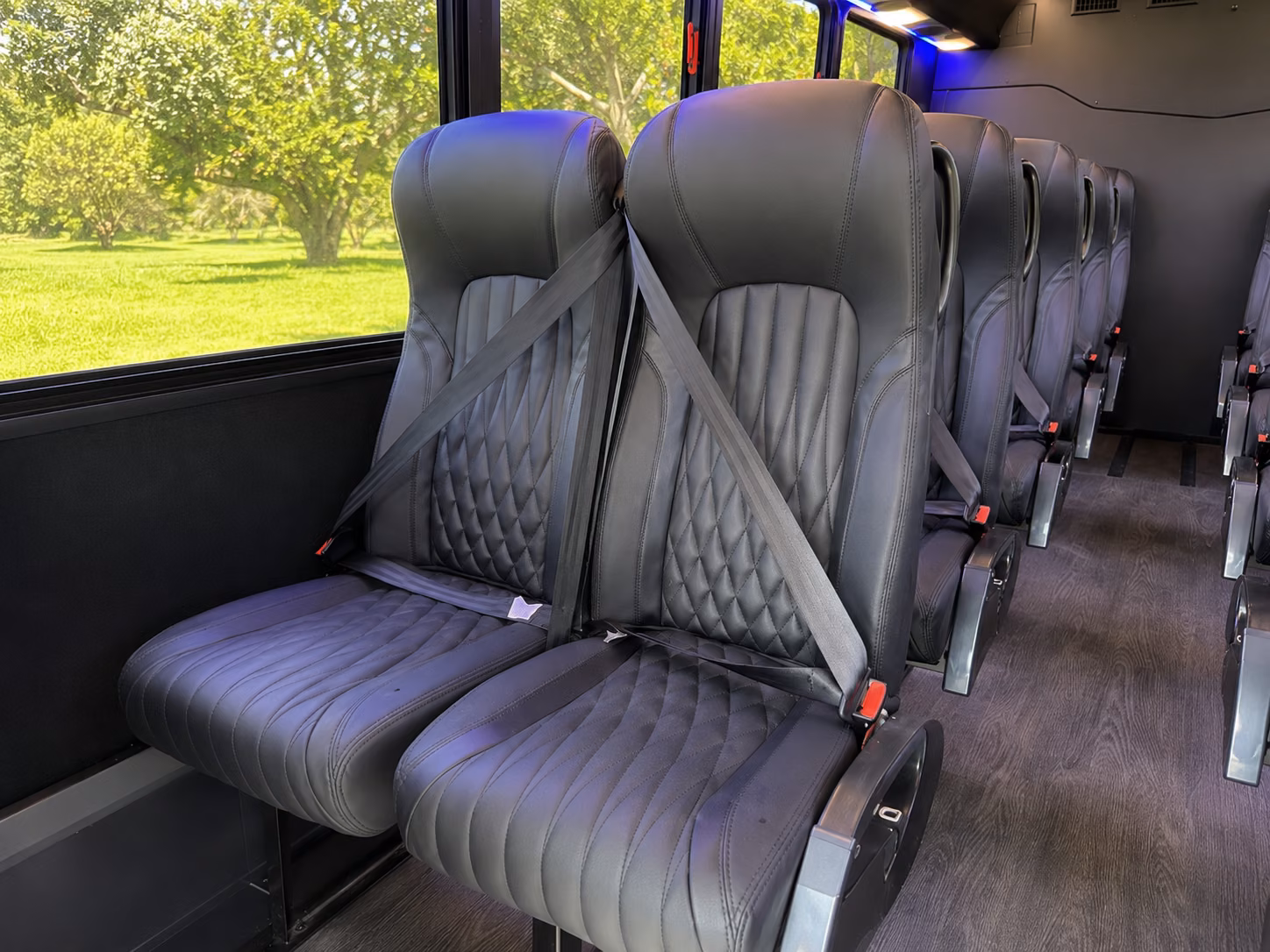 colorado springs 20 passenger minibus inside