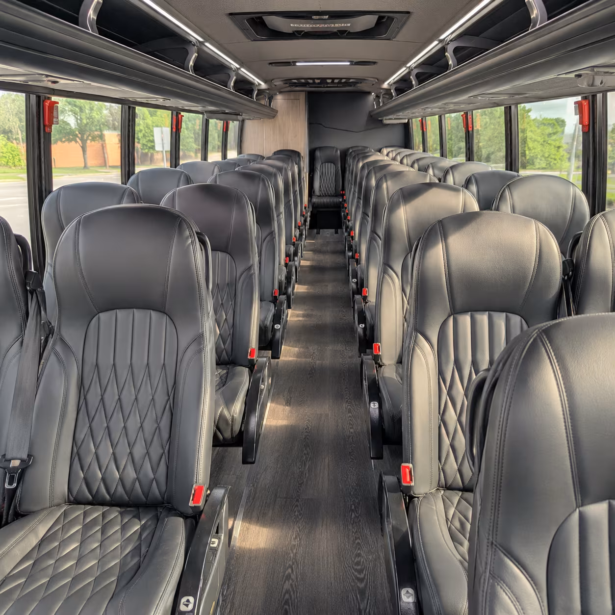colorado springs 25 passenger minibus interior