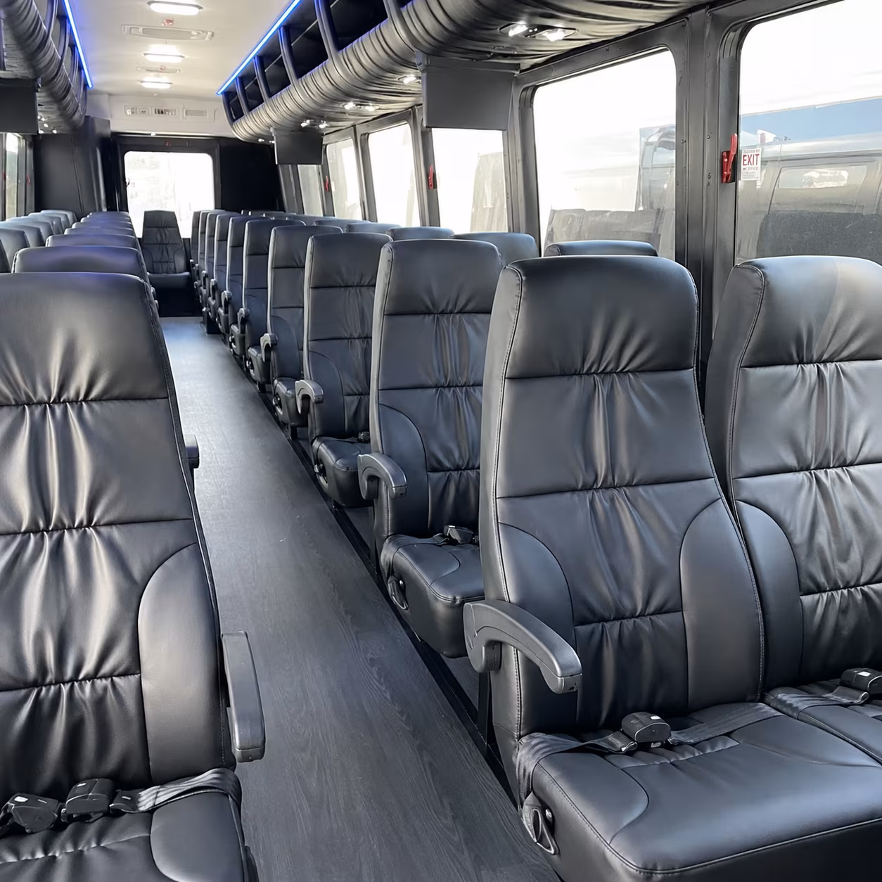 colorado springs 28 passenger minibus interior