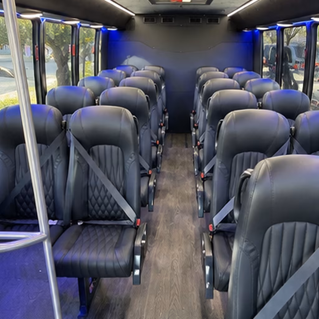 colorado springs 30 passenger minibus interior