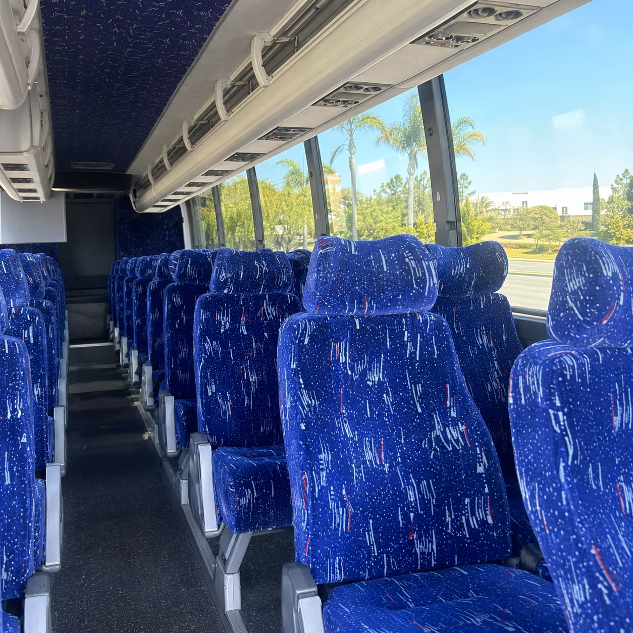 colorado springs 56 passenger charter bus interior