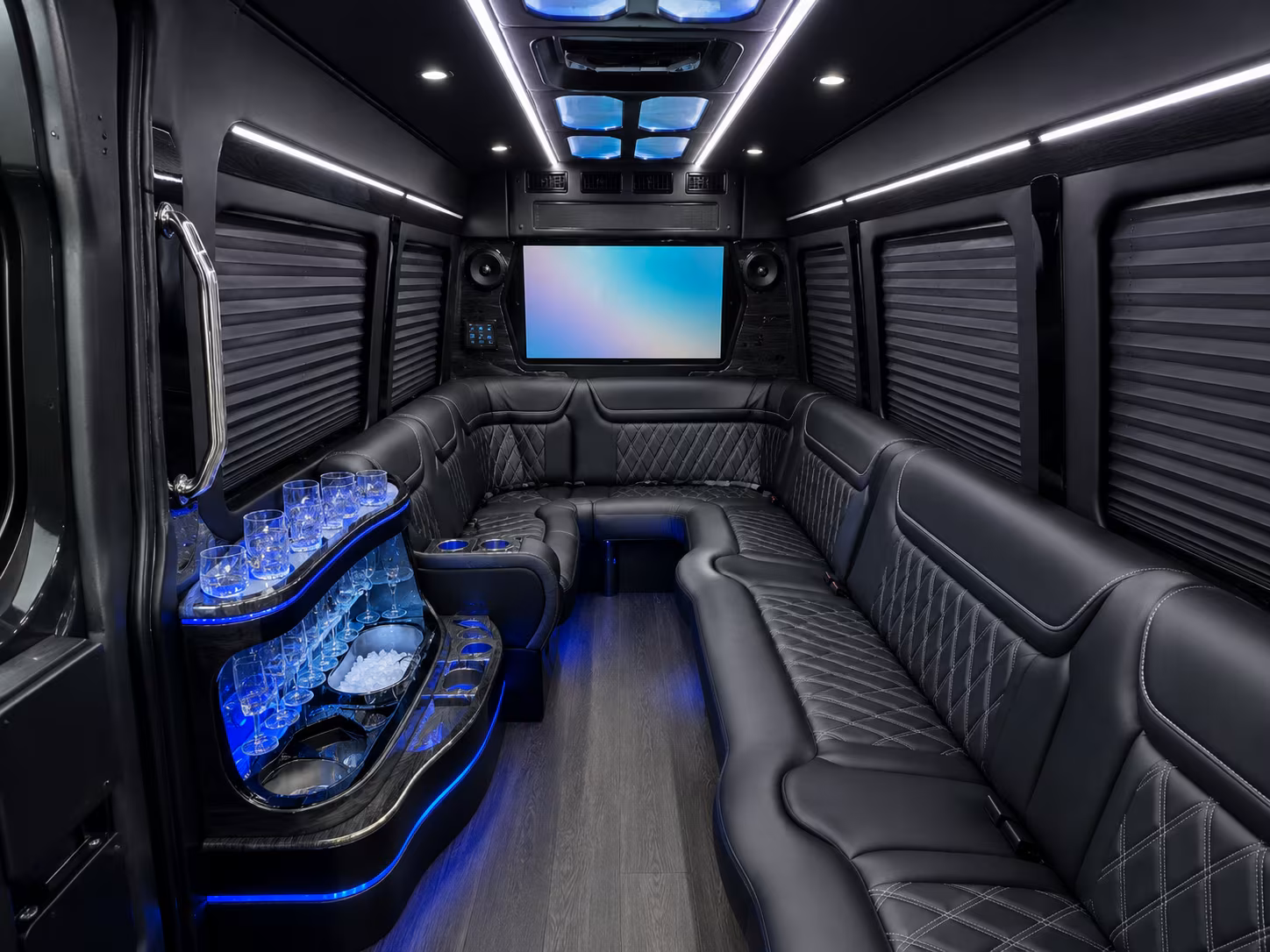 colorado springs sprinter limousine interior