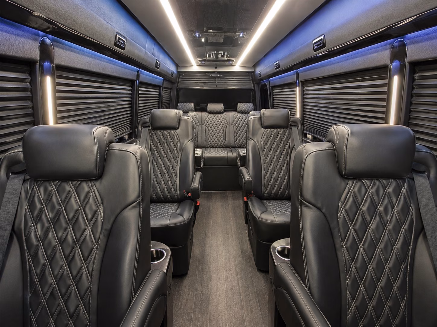 colorado springs sprinter van with driver inside