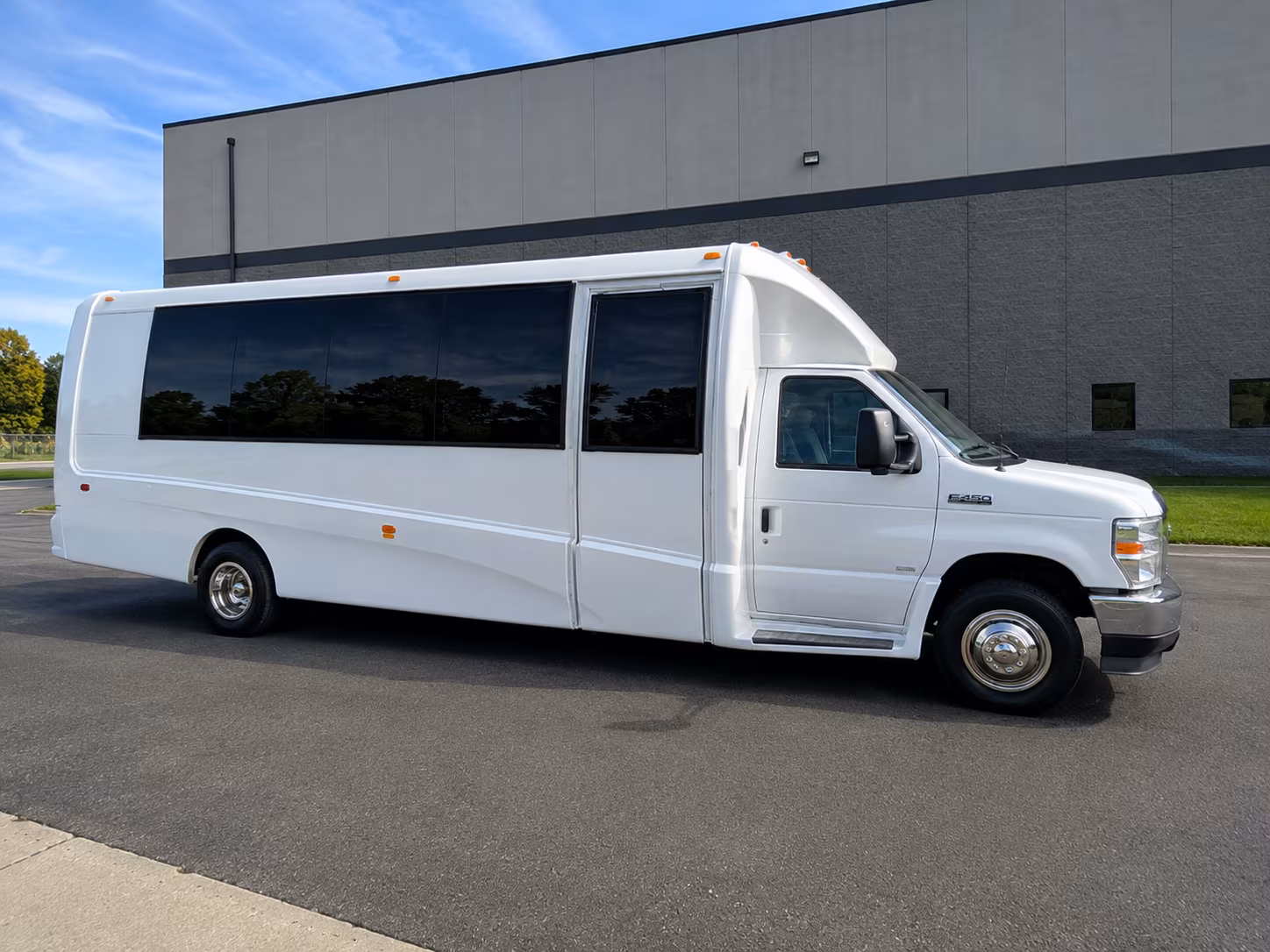 employee shuttle buses for colorado springs business parks and corporate campuses